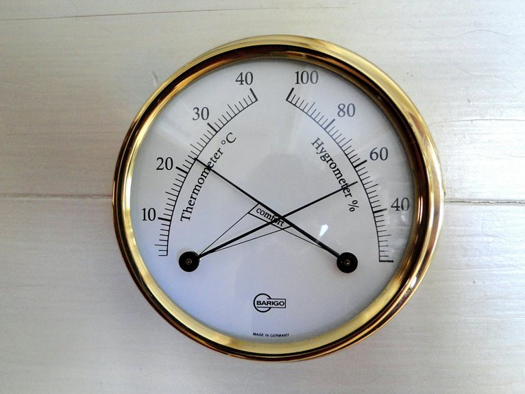 place sensor away from heat
